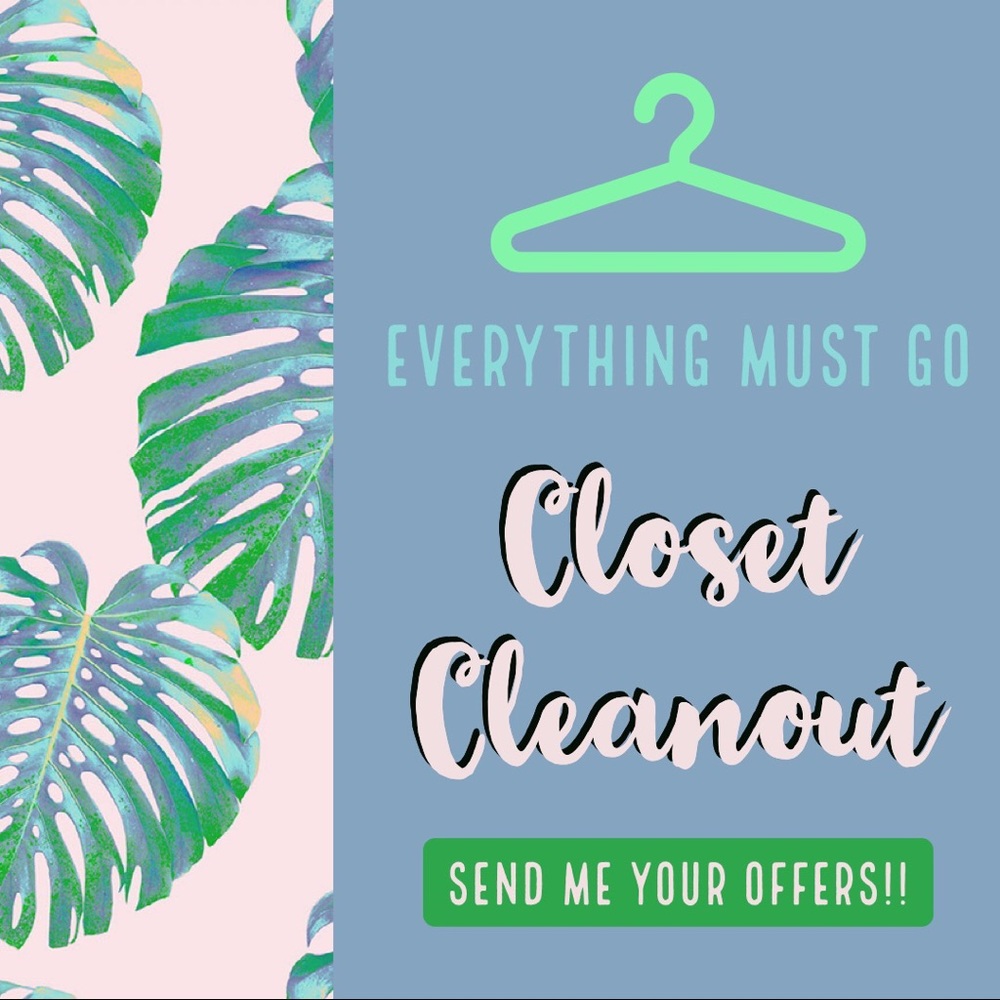 CLOSET CLEANOUT!! — send me your offers!